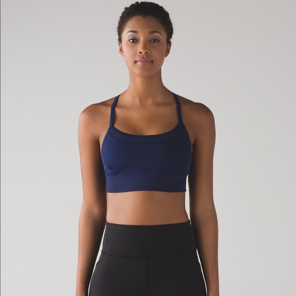 lululemon athletica Other - Lululemon Fit Physique Mesh Sports Bra Hero Blue Size 4